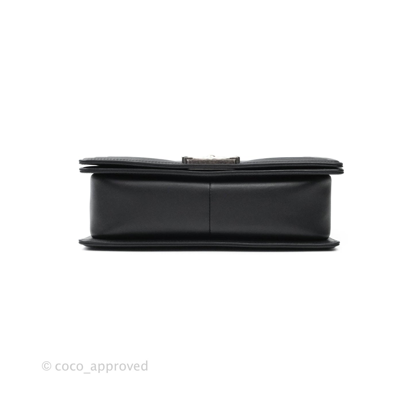 Chanel Quilted Medium Calfskin Boy Flap Ruthenium Hardware