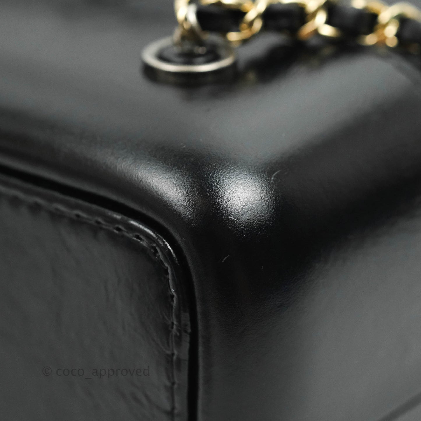 Chanel Small Gabrielle Backpack Black Aged Calfskin