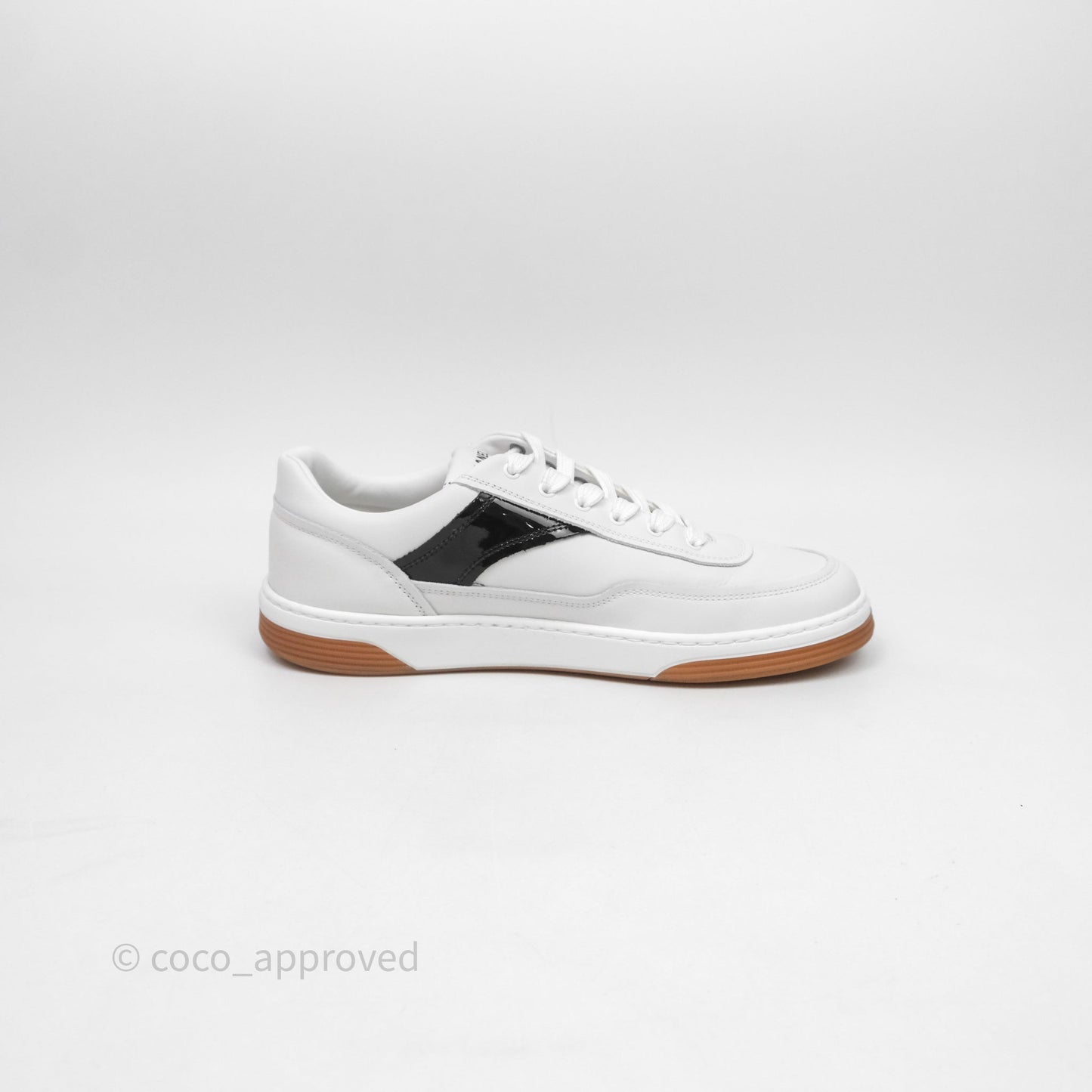 Chanel Logo Sneakers White Size 38