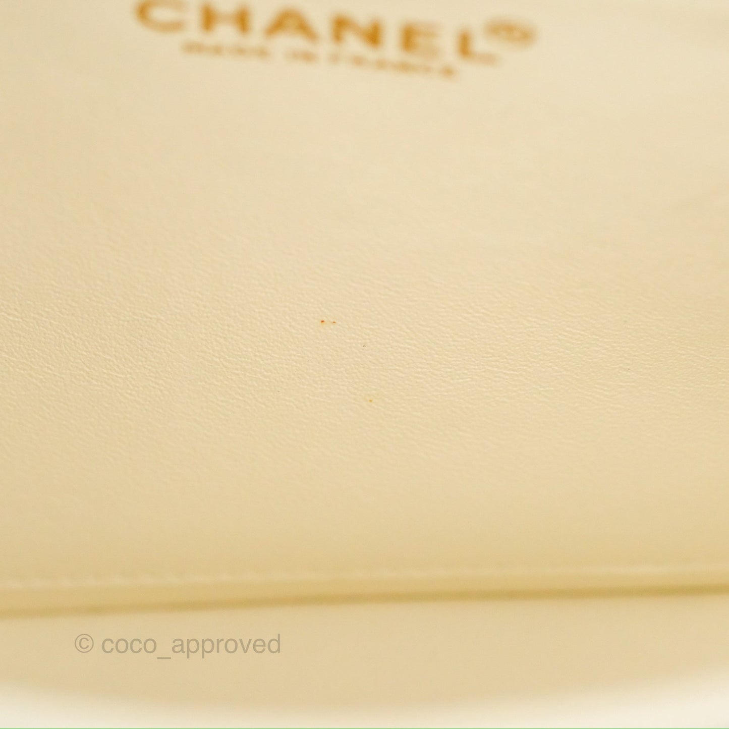 Chanel Small Tweed Flap Bag White Aged Gold Hardware
