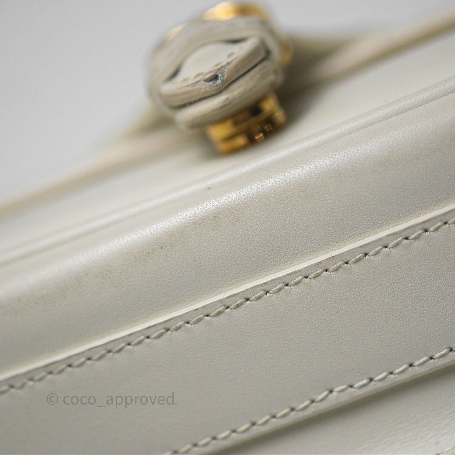 Christian Dior Bobby East-West Bag Calfskin White