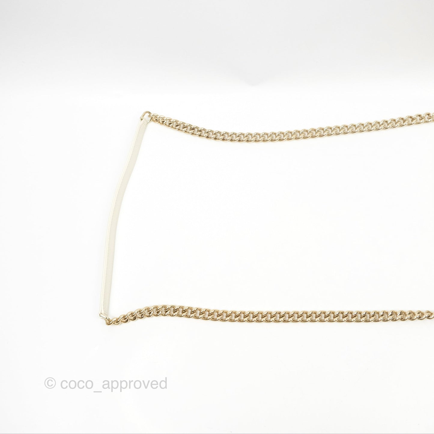 Chanel Quilted Label Click Flap Bag White Grained Calfskin Gold Hardware