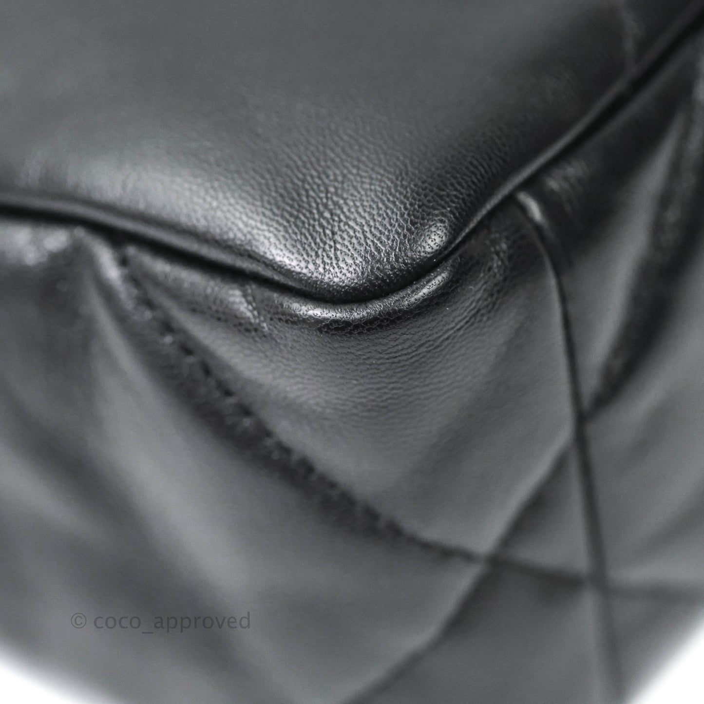 Chanel 19 Small Black Goatskin Mixed Hardware Goatskin