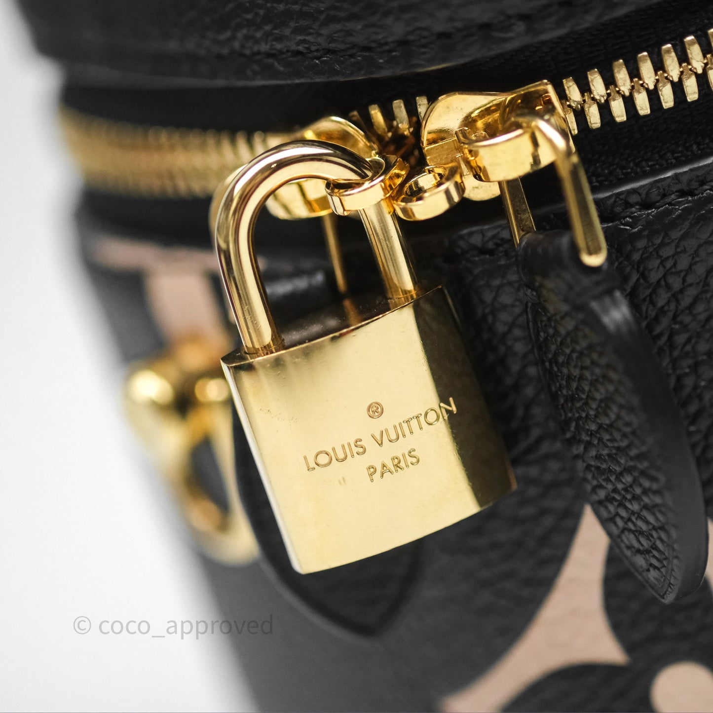 Louis Vuitton Vanity PM Empreinte Monogram Black/ Beige