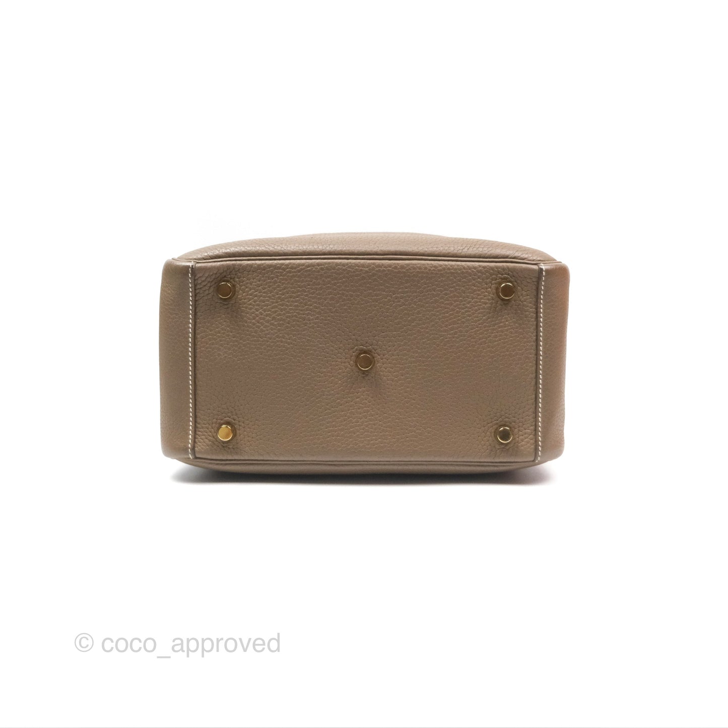 Hermès Lindy 26 Etoupe 18 Taurillion Clemence Gold Hardware