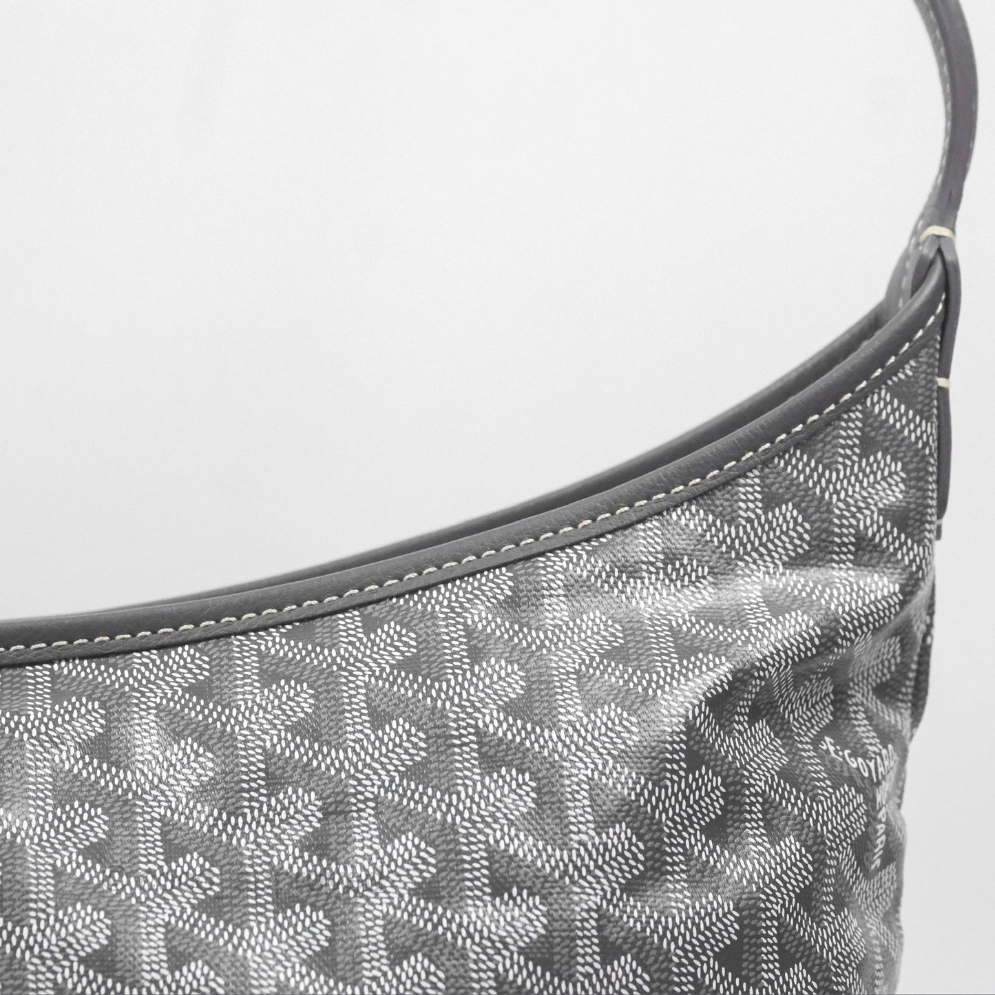 Goyard Bohème Hobo Bag Grey Goyardine Canvas