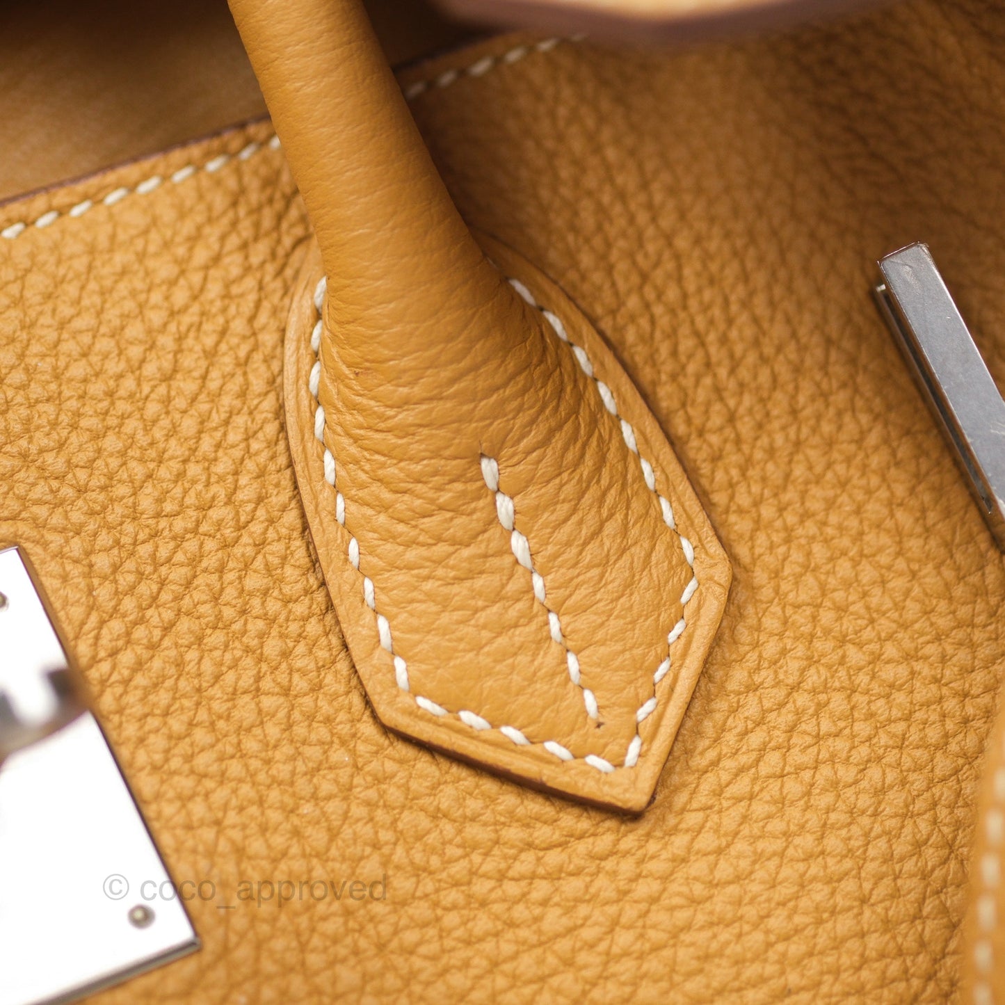 Hermès Birkin 30 Retourne Nature Sable 21 Togo Palladium Hardware