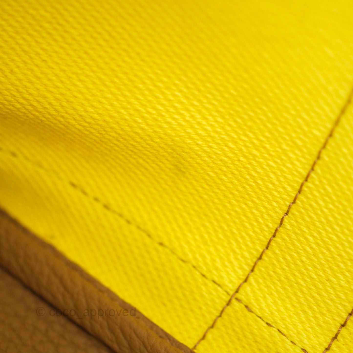 Hermès Garden Party 30 Canvas Ecru-Jaune Citron 9N/ Biscuit 48