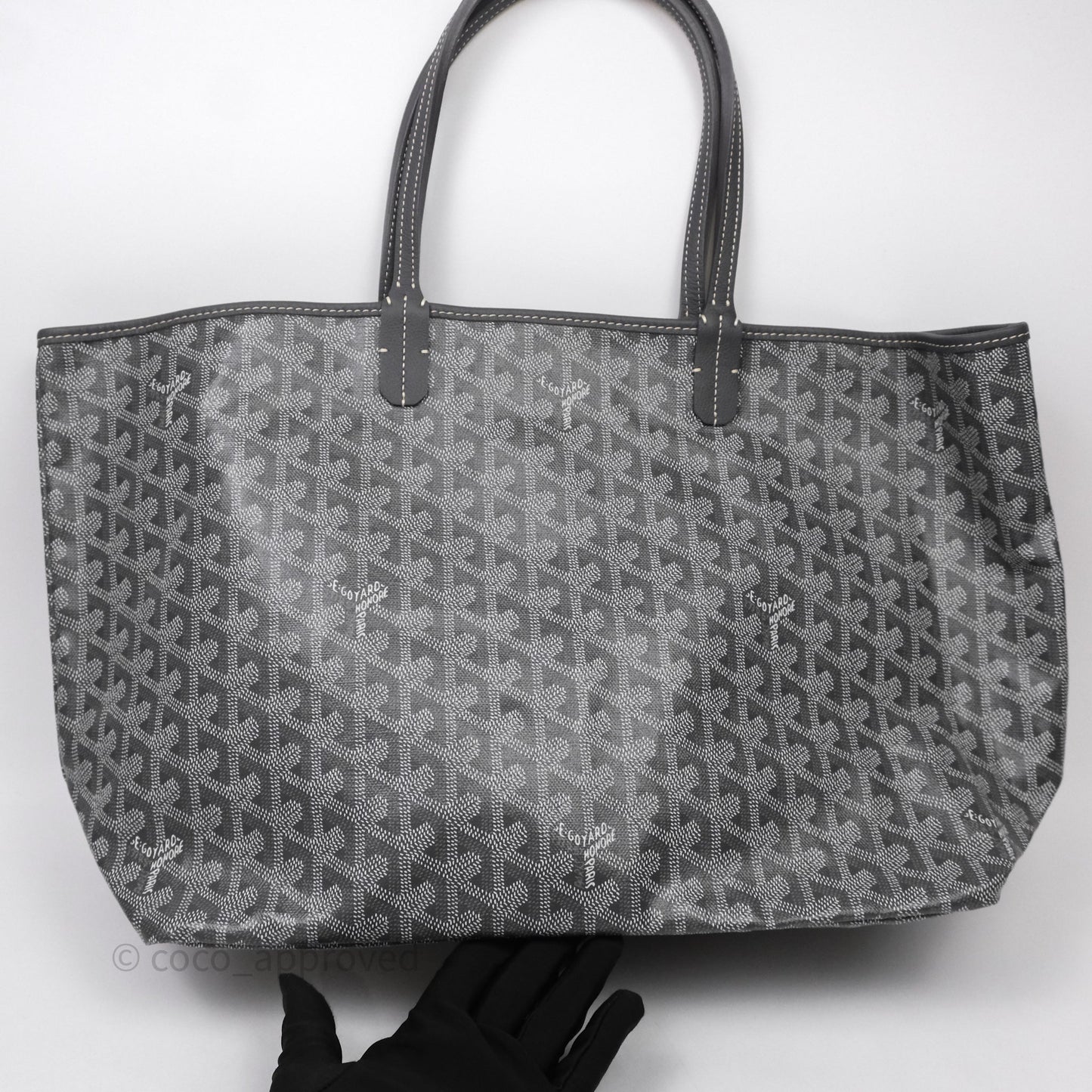 Goyard St Louis Tote PM Grey