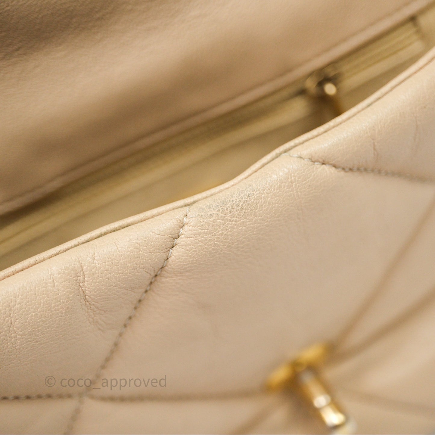 Chanel 19 Small Beige Mixed Hardware