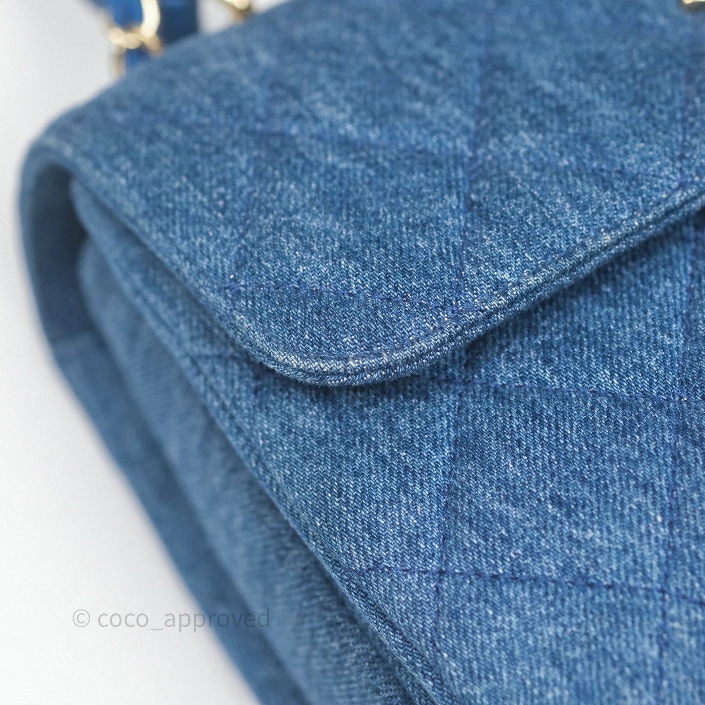 Chanel Small Trendy CC Denim Gold Hardware