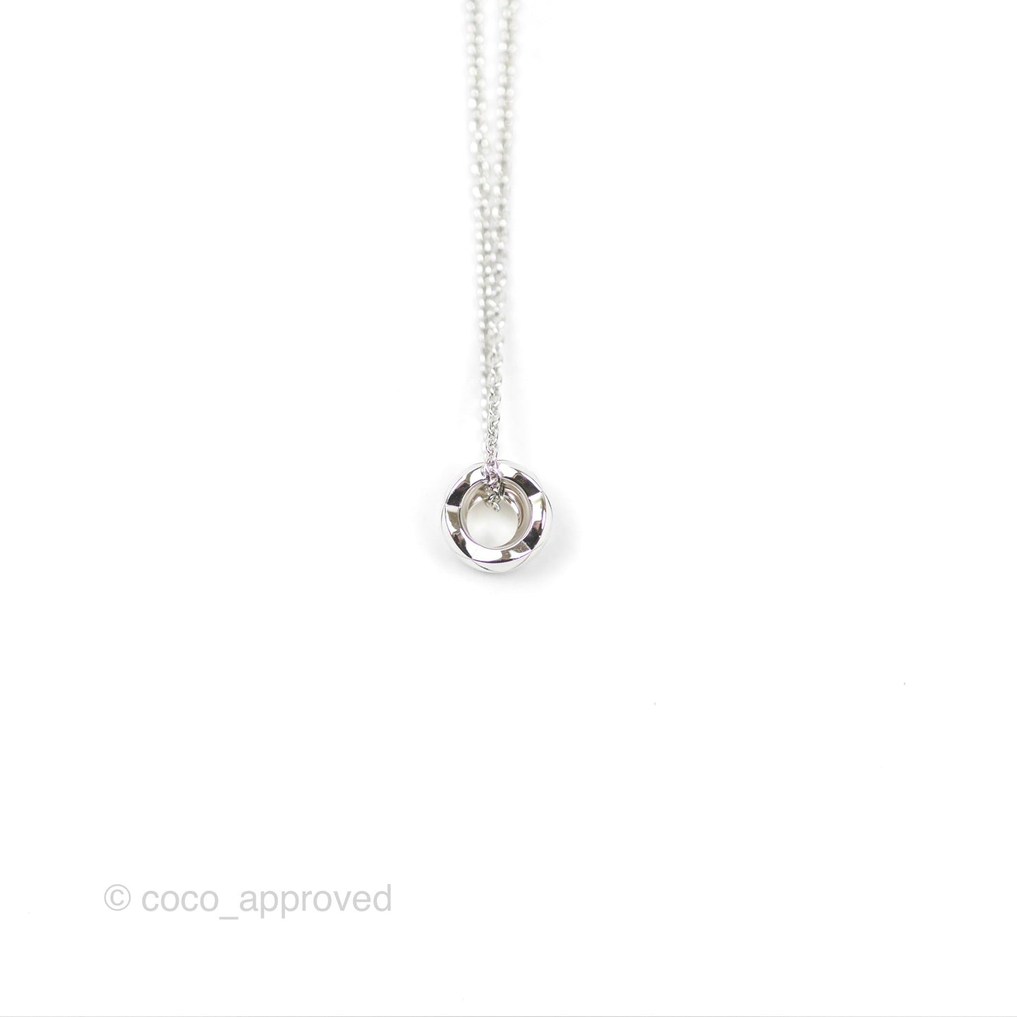 Chanel Coco Crush Necklace 18K White Gold