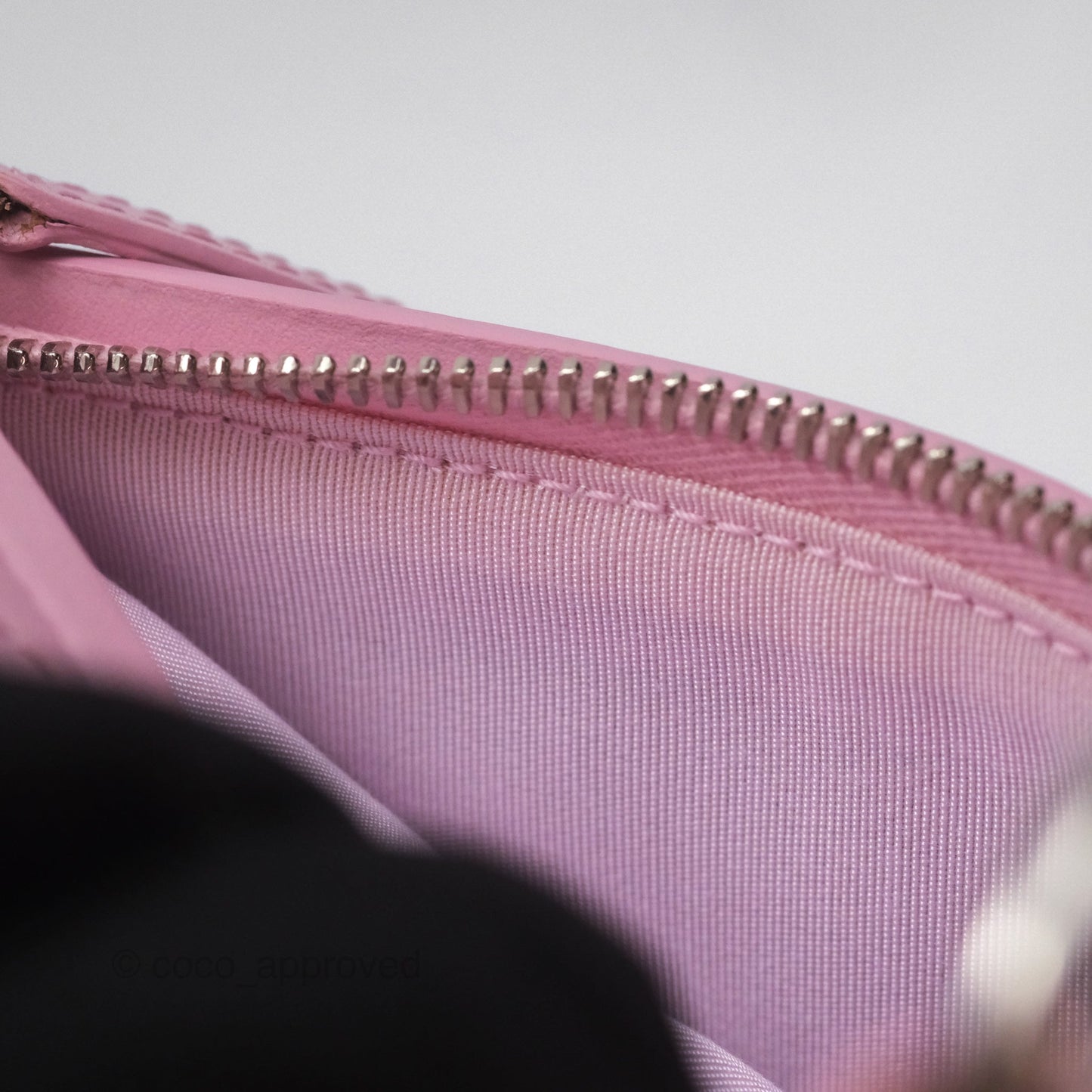 Chanel Stitched Ring My Bag Flap Crossbody Pink Calfskin Silver Hardware