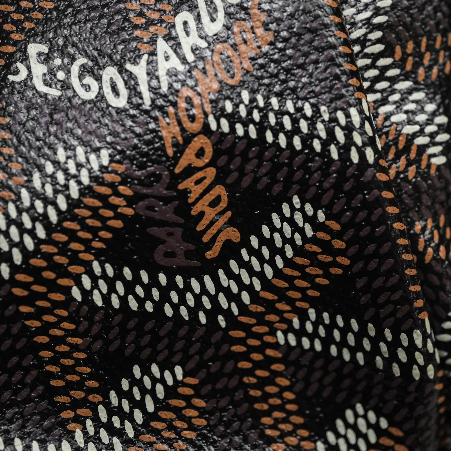 Goyard St Louis Tote GM Tan Black