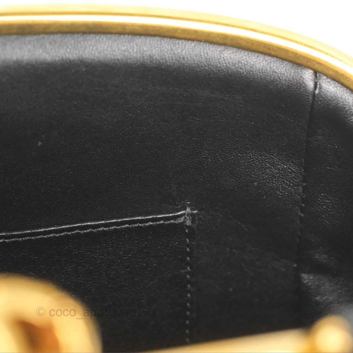 Chanel Paris Rome Colosseum Lock Bag Black Calfskin Antique Gold