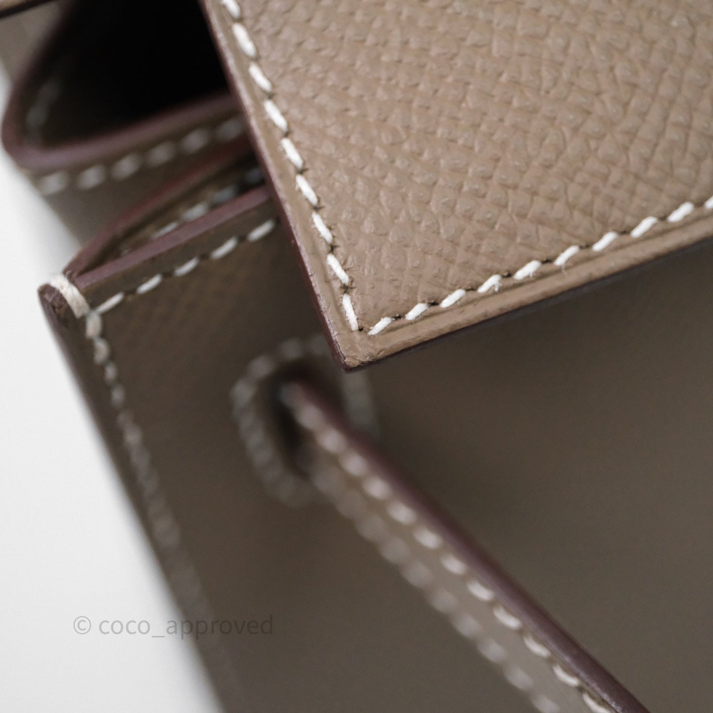Hermes Kelly 25 Etoupe 18 Epsom Gold Hardware