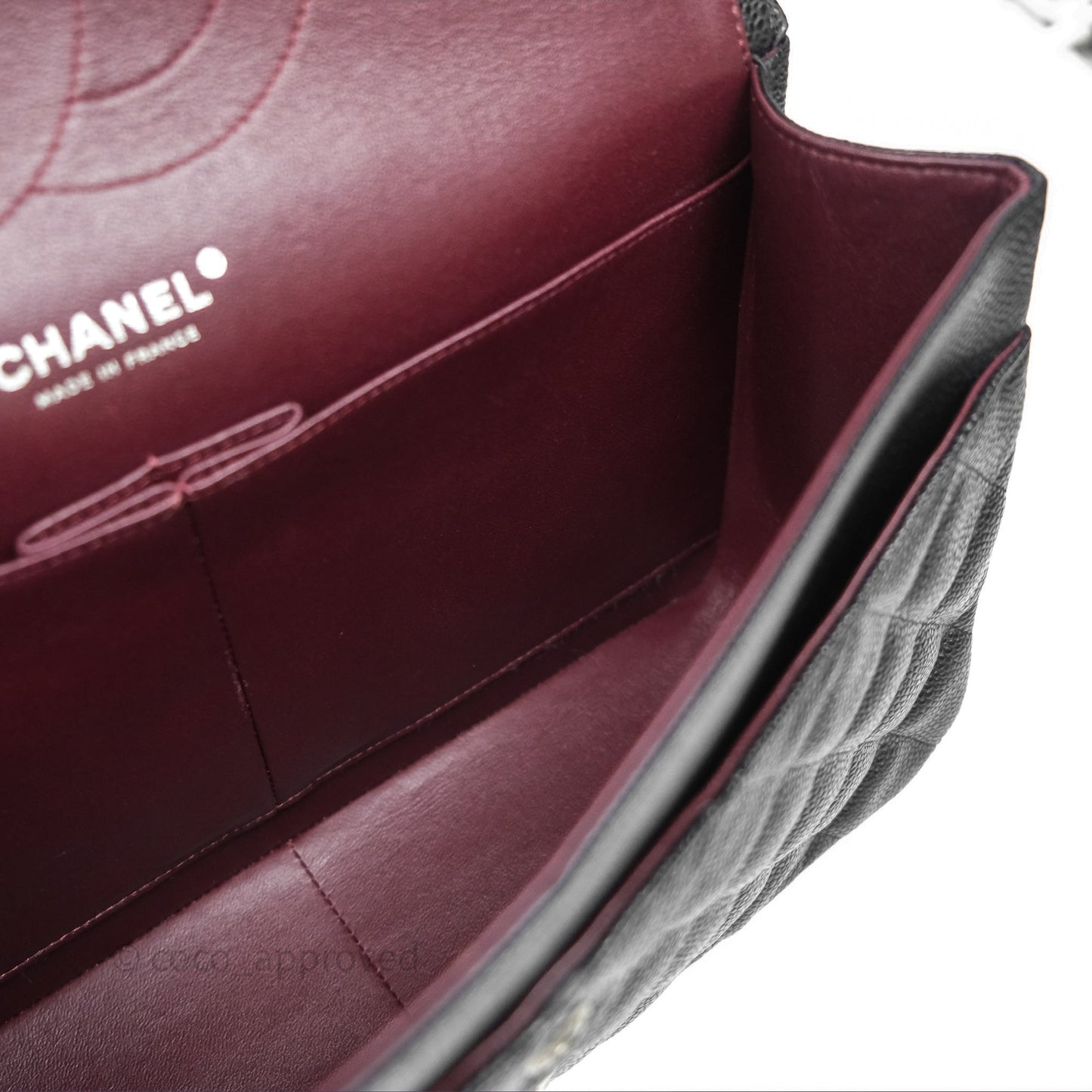Chanel Jumbo Double Flap Black Caviar Silver Hardware⁣⁣