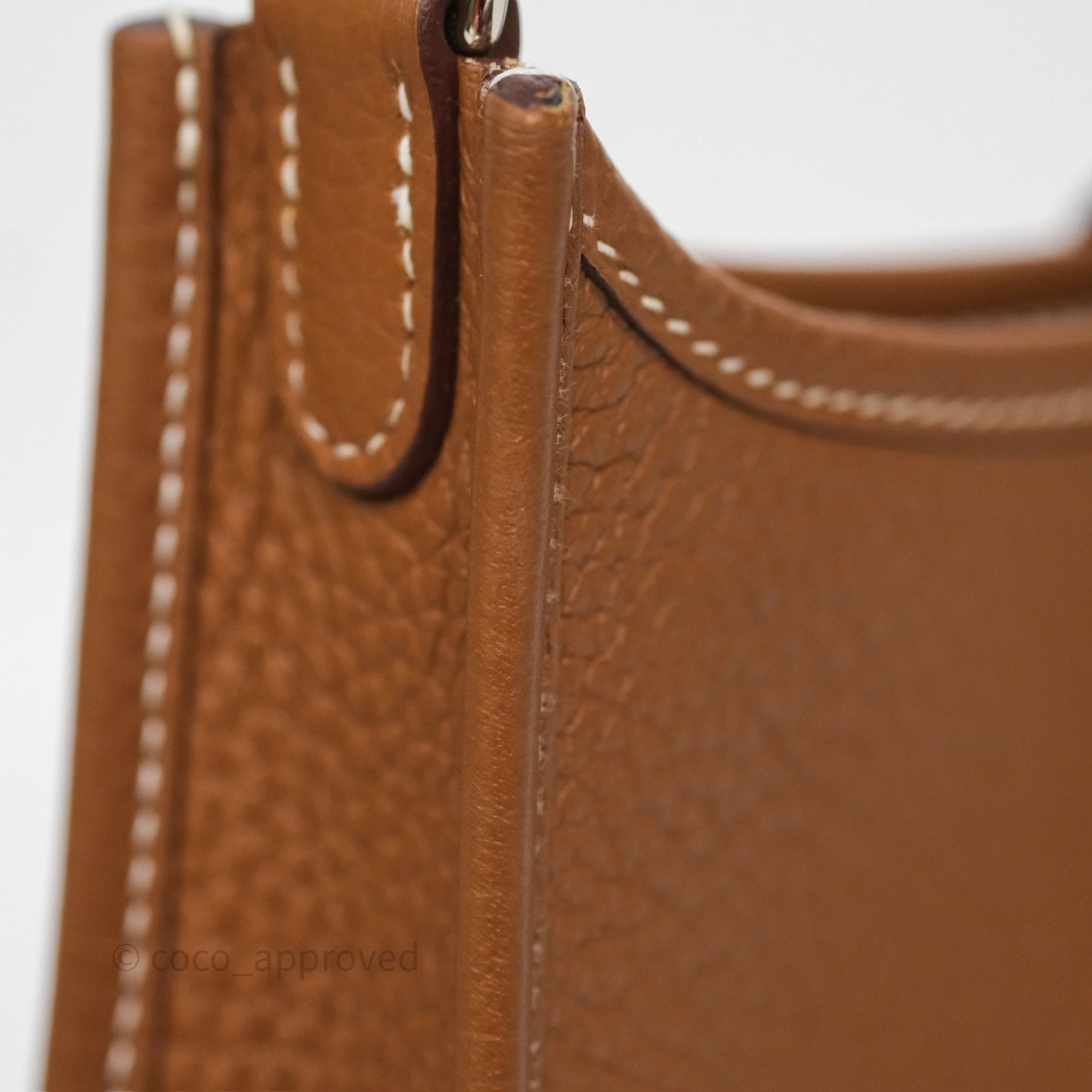 Hermès Mini Evelyne 16 Amazone Gold 37 Clemence Palladium Hardware