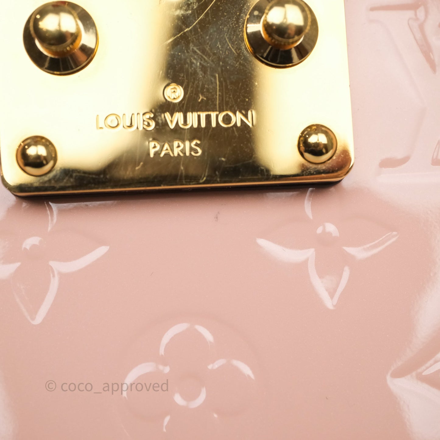 Louis Vuitton Spring Street Vernis Epi Monogram Rose Ballerine
