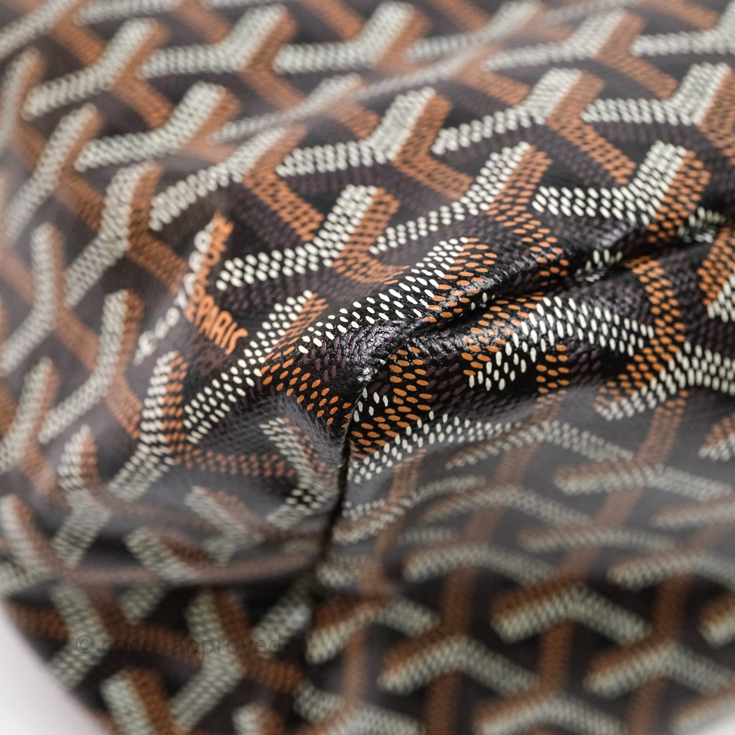 Goyard Bohème Hobo Bag Black Goyardine Canvas