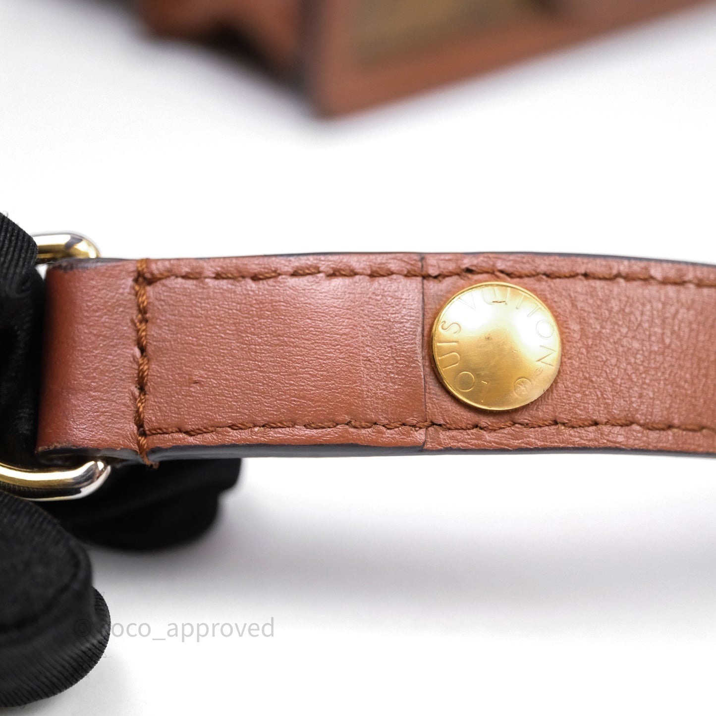 Louis Vuitton Mini Dauphine Monogram Tan Calfskin