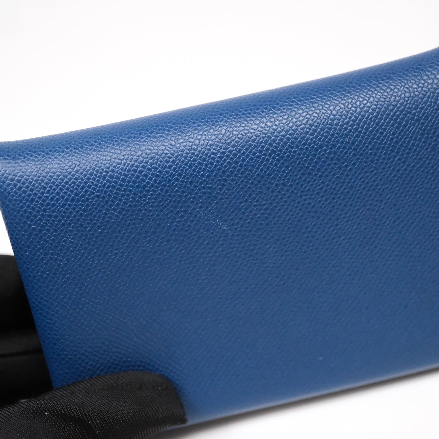 Hermès Calvi Card Holder Deep Blue Epsom