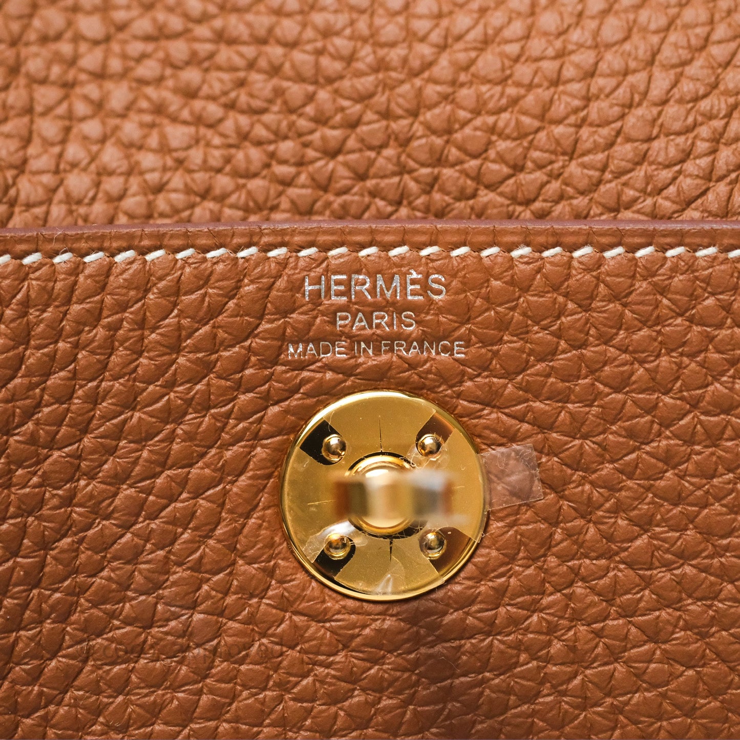 Hermès Mini Lindy 20 Gold Clemence Gold Hardware