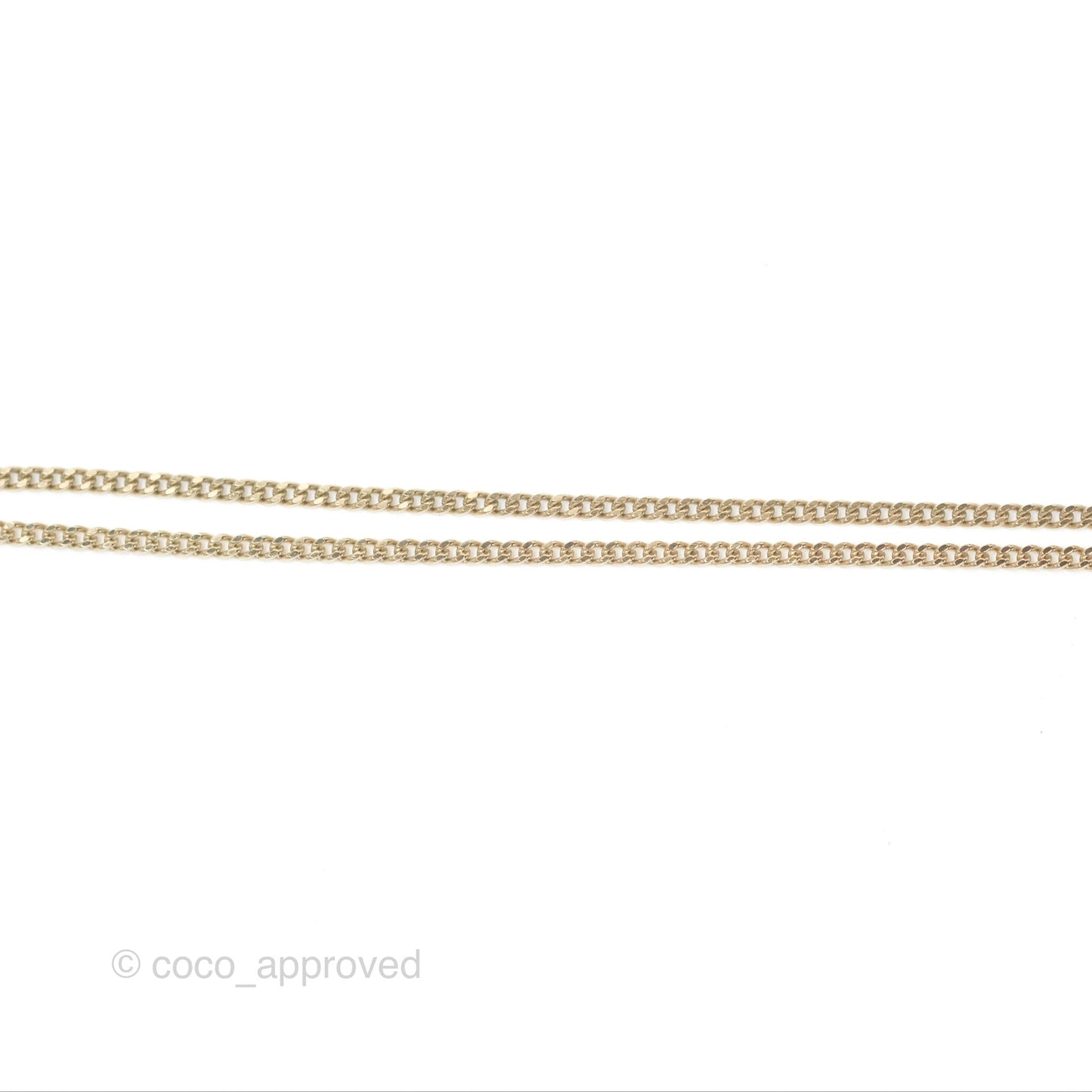 Chanel Crystals CC Flap Bag Pendant Necklace Gold Tone 23B