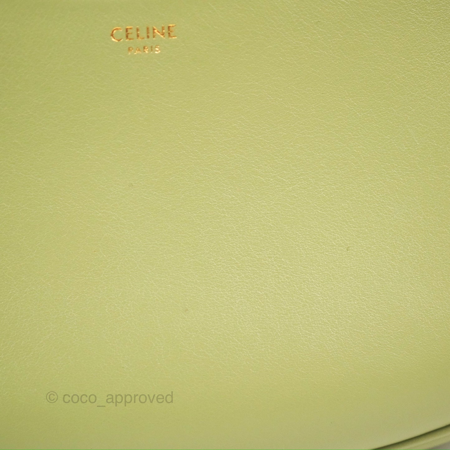 Celine Ava Bag Avocado Green Calfskin