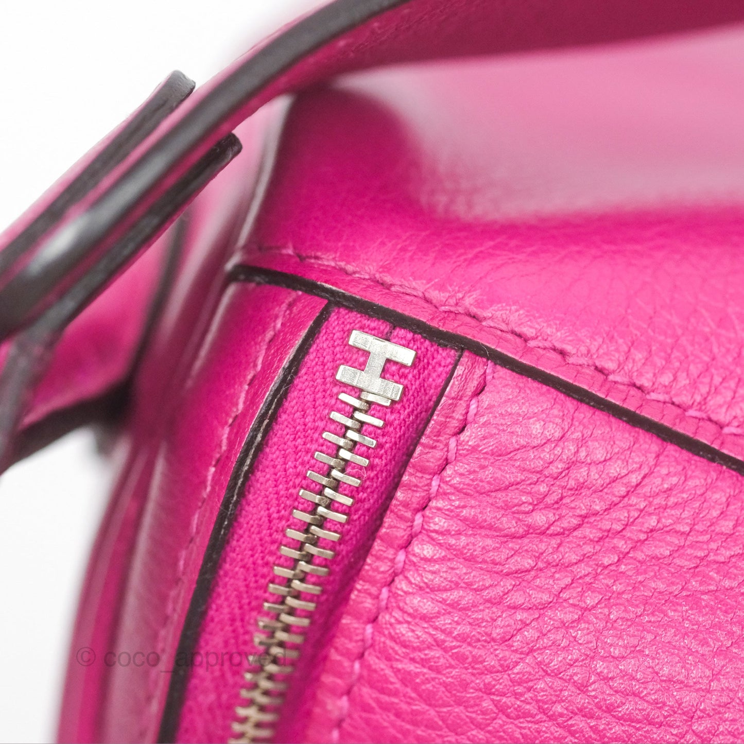 Hermès Lindy 26 Rose Pourpre Evercolor Palladium Hardware