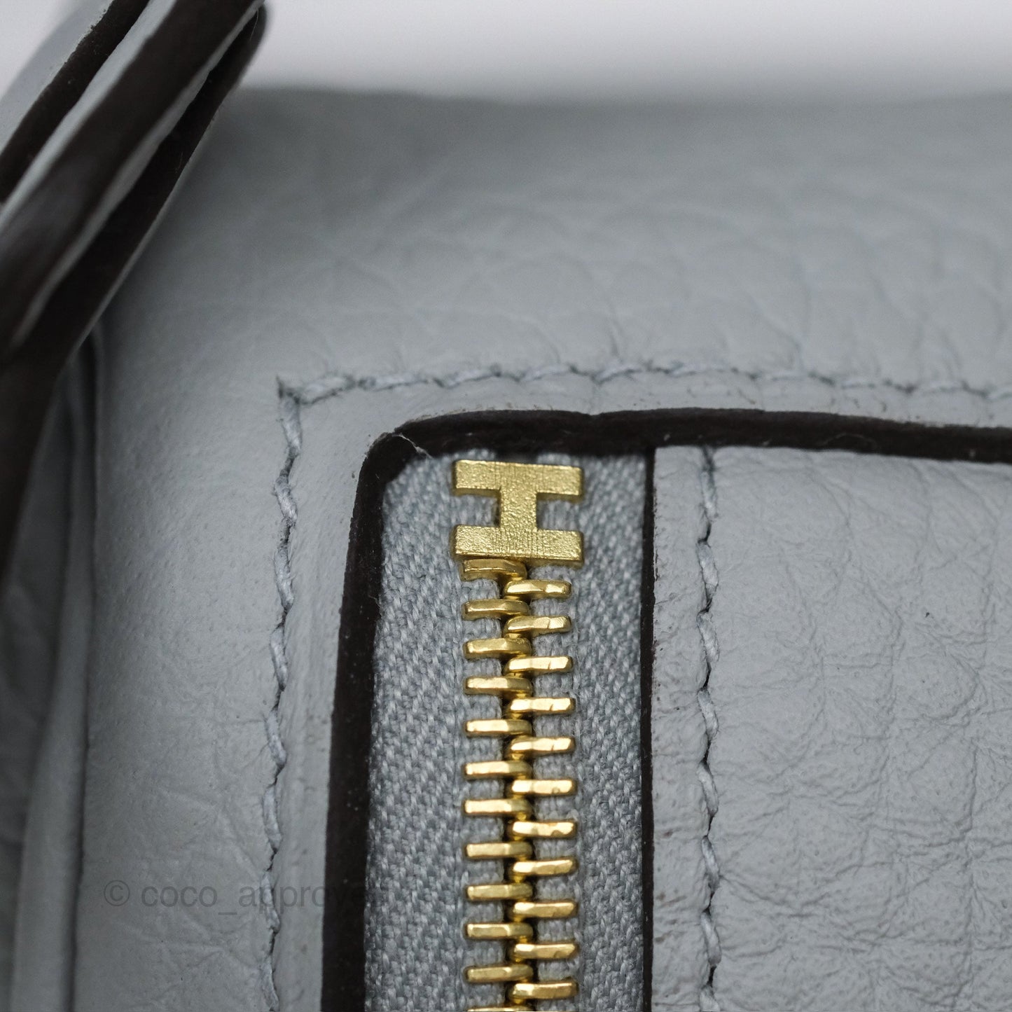 Hermès Mini Lindy 20 Blue Glacier 8U Clemence Gold Hardware