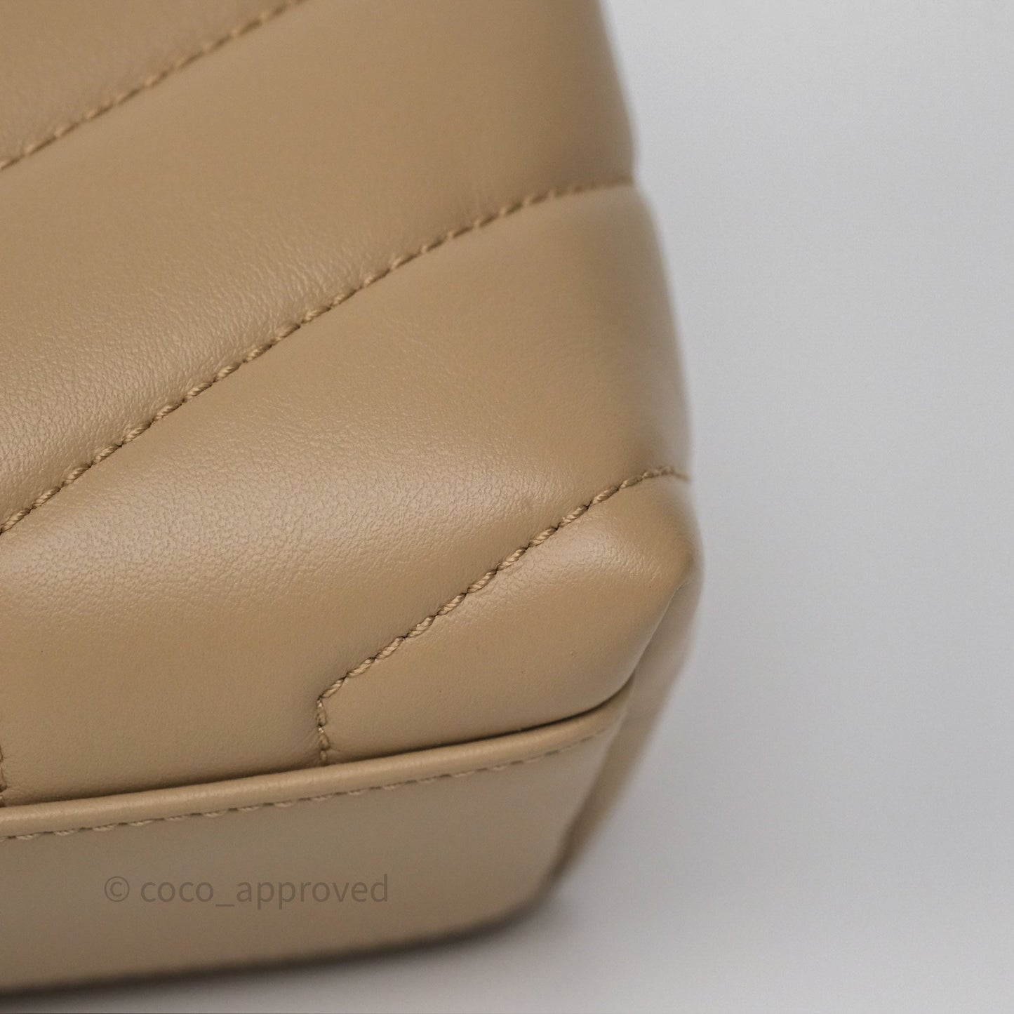 Saint Laurent Loulou Toy Shoulder Bag Beige