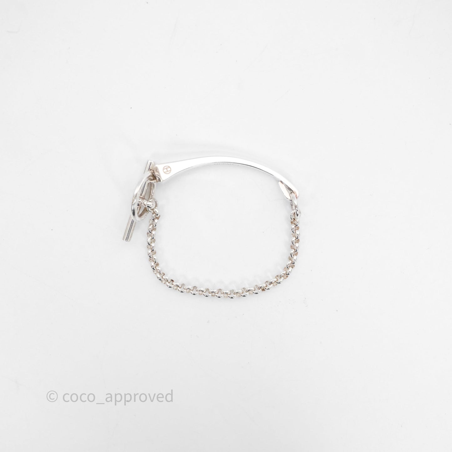 Hermès Clou de forge Bracelet Sterling Silver