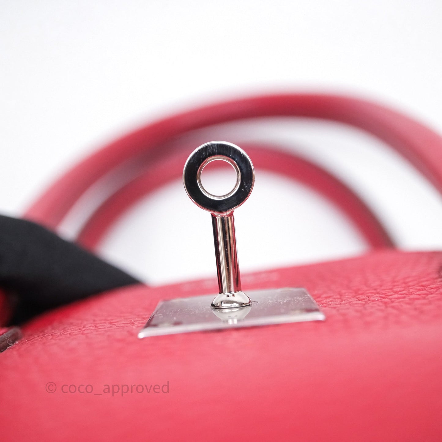 Hermes Birkin 35 Rouge Casaque Clemence Palladium Hardware