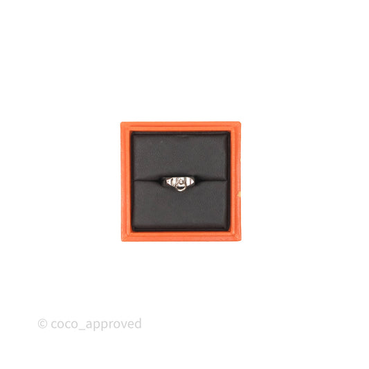 Hermes Collier de Chien Ring PM Sterling Silver Size 51