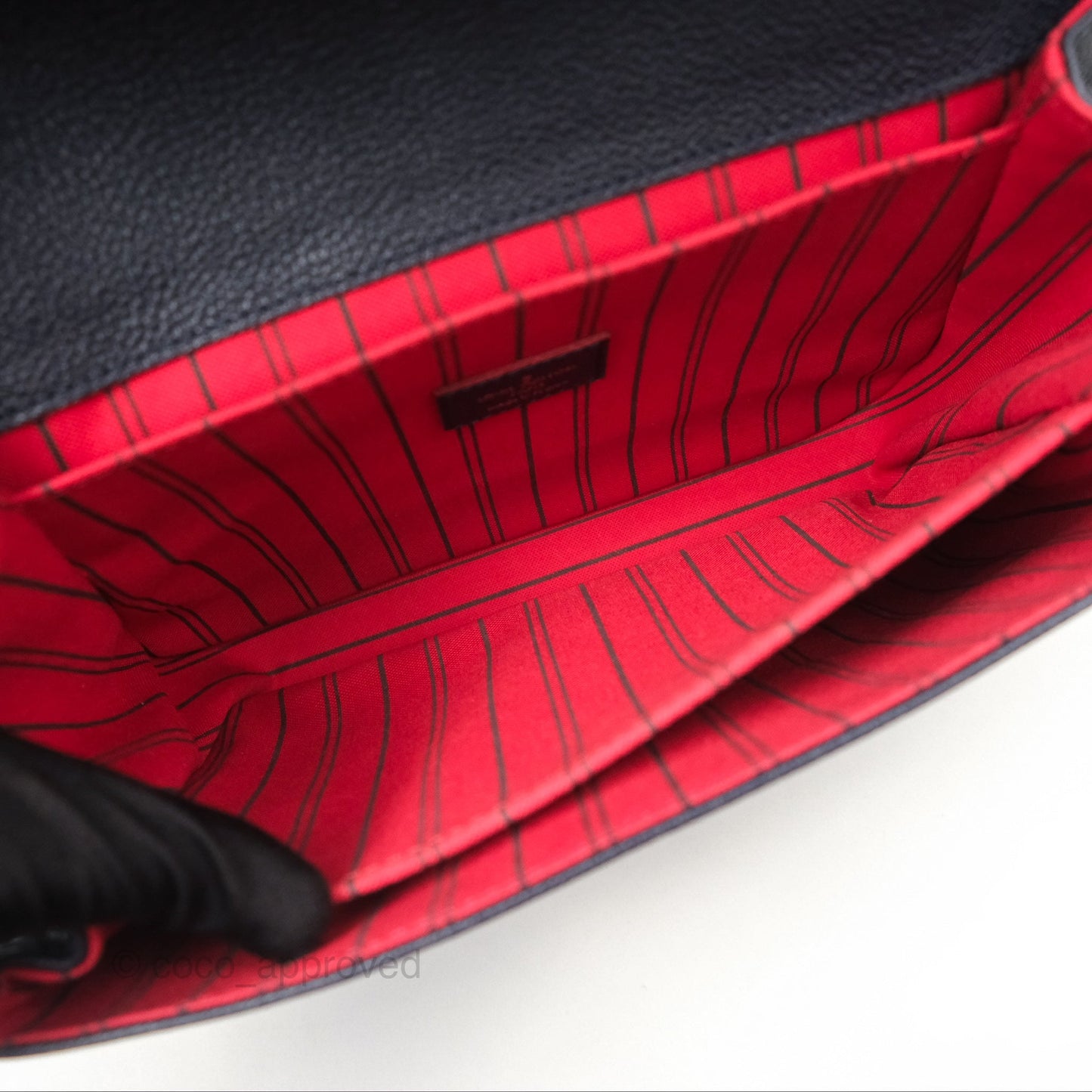 Louis Vuitton Empreinte Pochette Metis Marine Rouge