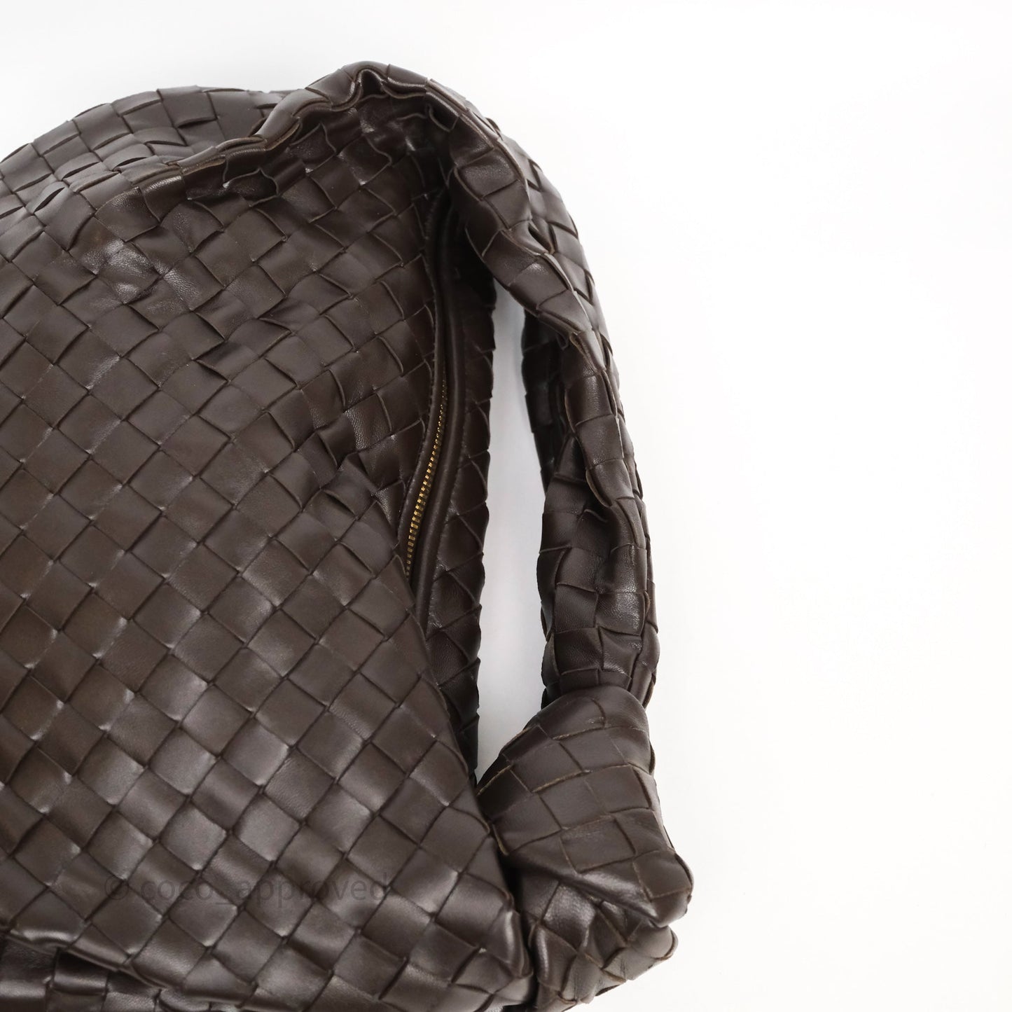 Bottega Veneta Teen Jodie Brown Intrecciato Lambskin