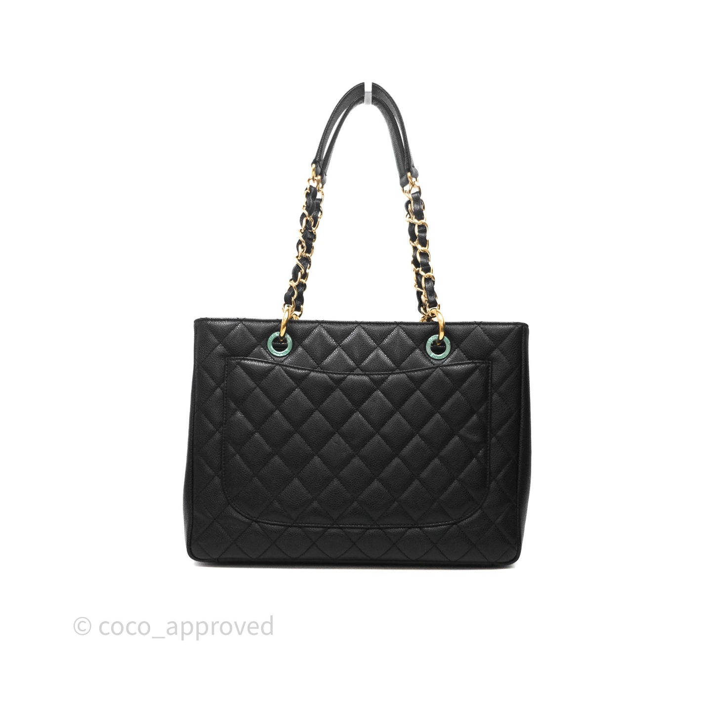 Chanel GST Black Caviar Gold Hardware