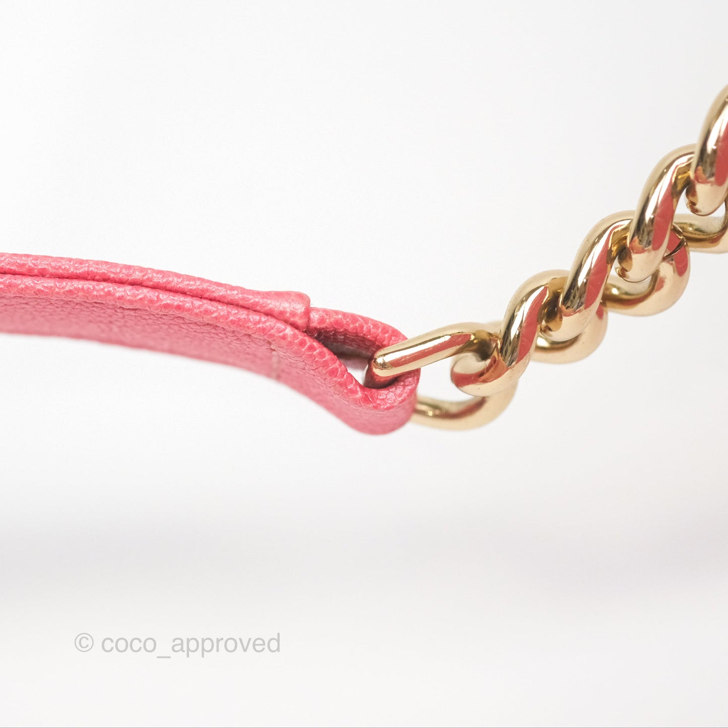 Chanel Quilted North South Boy Flap Iridescent Pink Caviar Gold Hardware