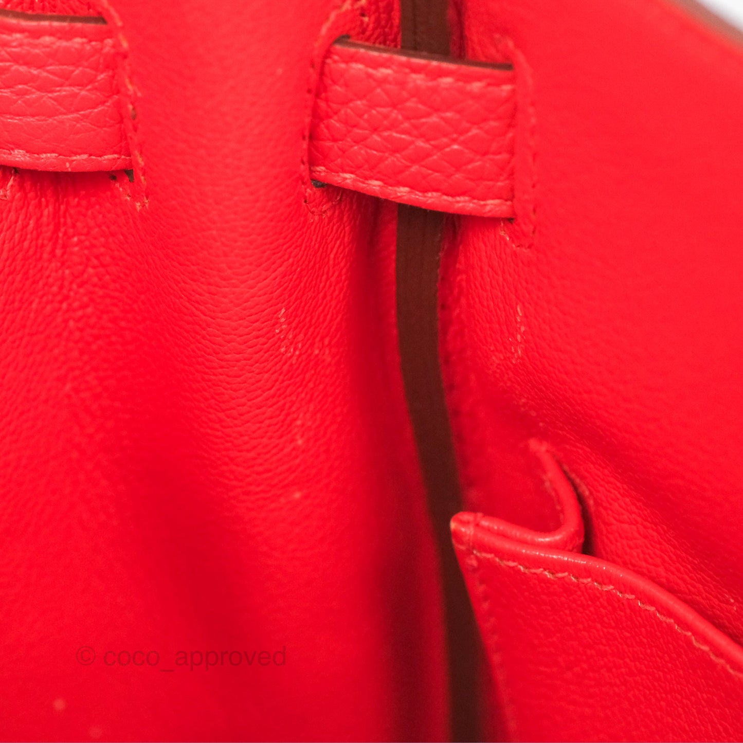 Hermès Kelly 32 Retourne Rose Jaipur Clemence Palladium Hardware