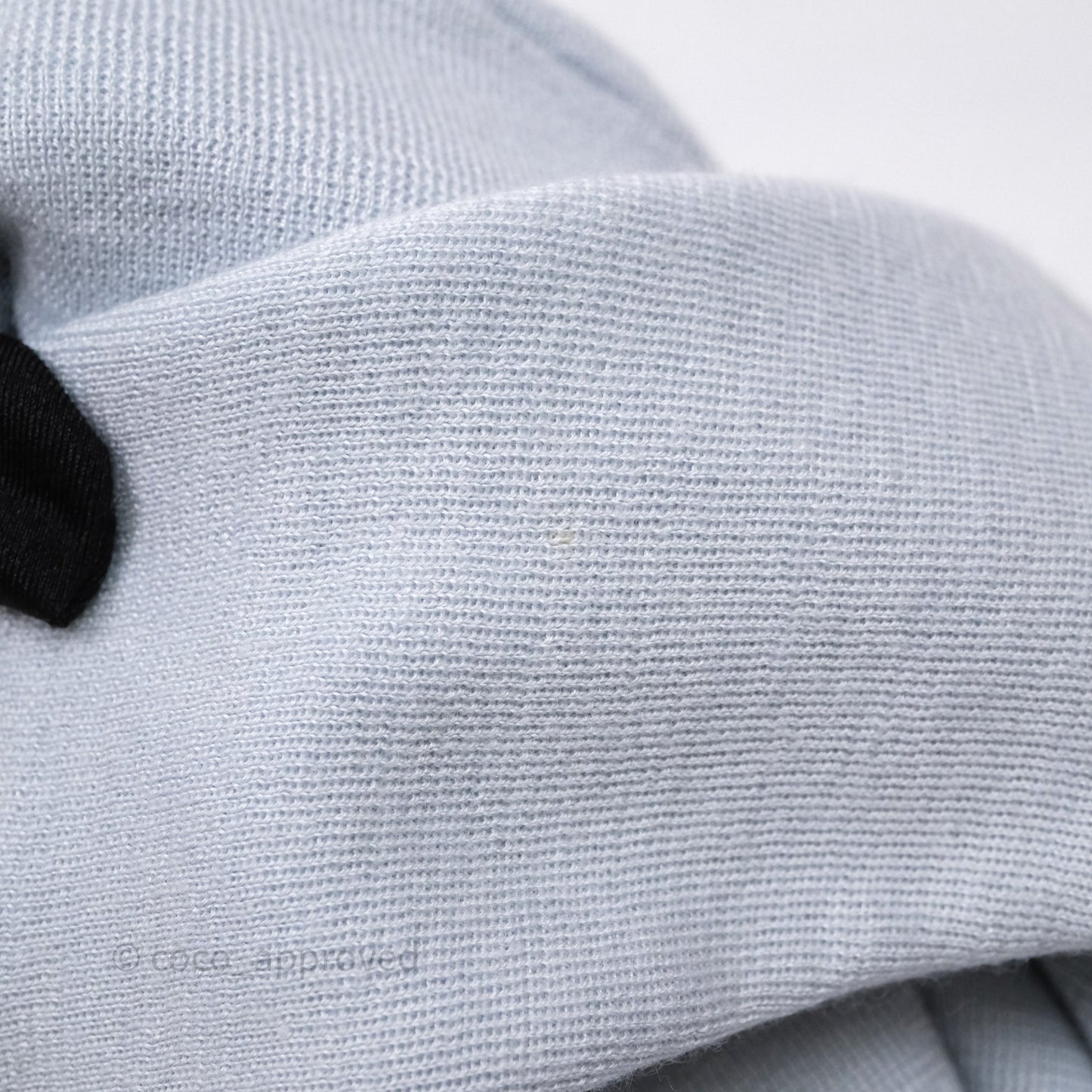 Hermès V-Neck Cardigans Silk/ Cashmere Baby Blue Size 34