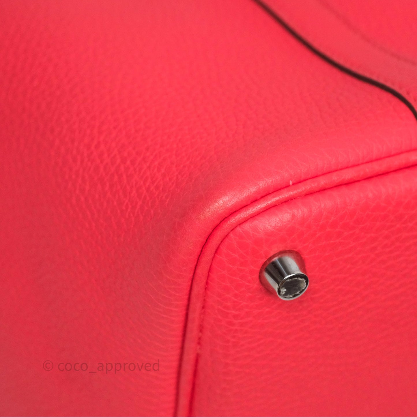 Hermès Picotin 18 Rose Texas Taurillon Clemence Palladium Hardware