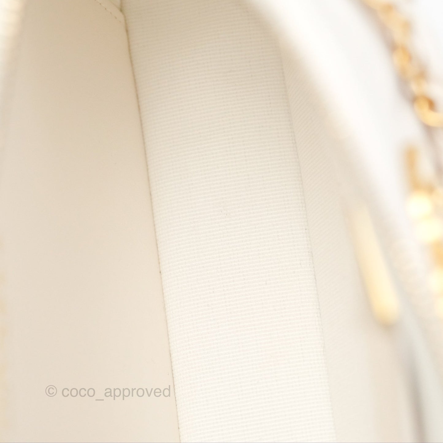 Chanel Hobo Bag White Aged Calfskin Aged Gold Hardware