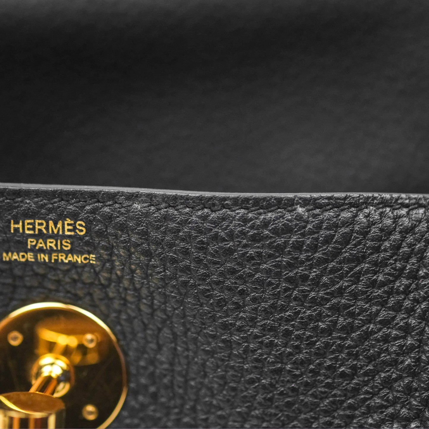Hermès Lindy 26 Black Clemence Gold Hardware
