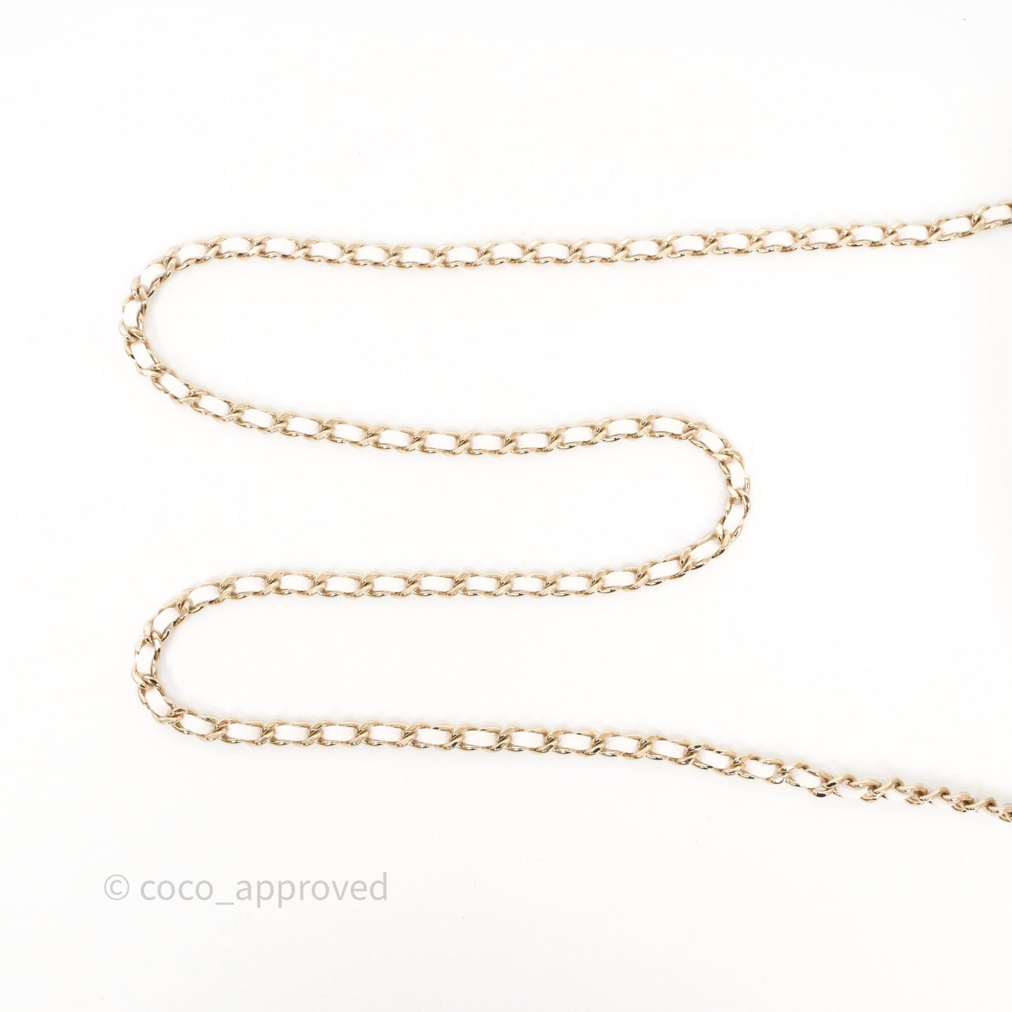 Chanel Quilted Hobo With Chain White Caviar Gold Hardware