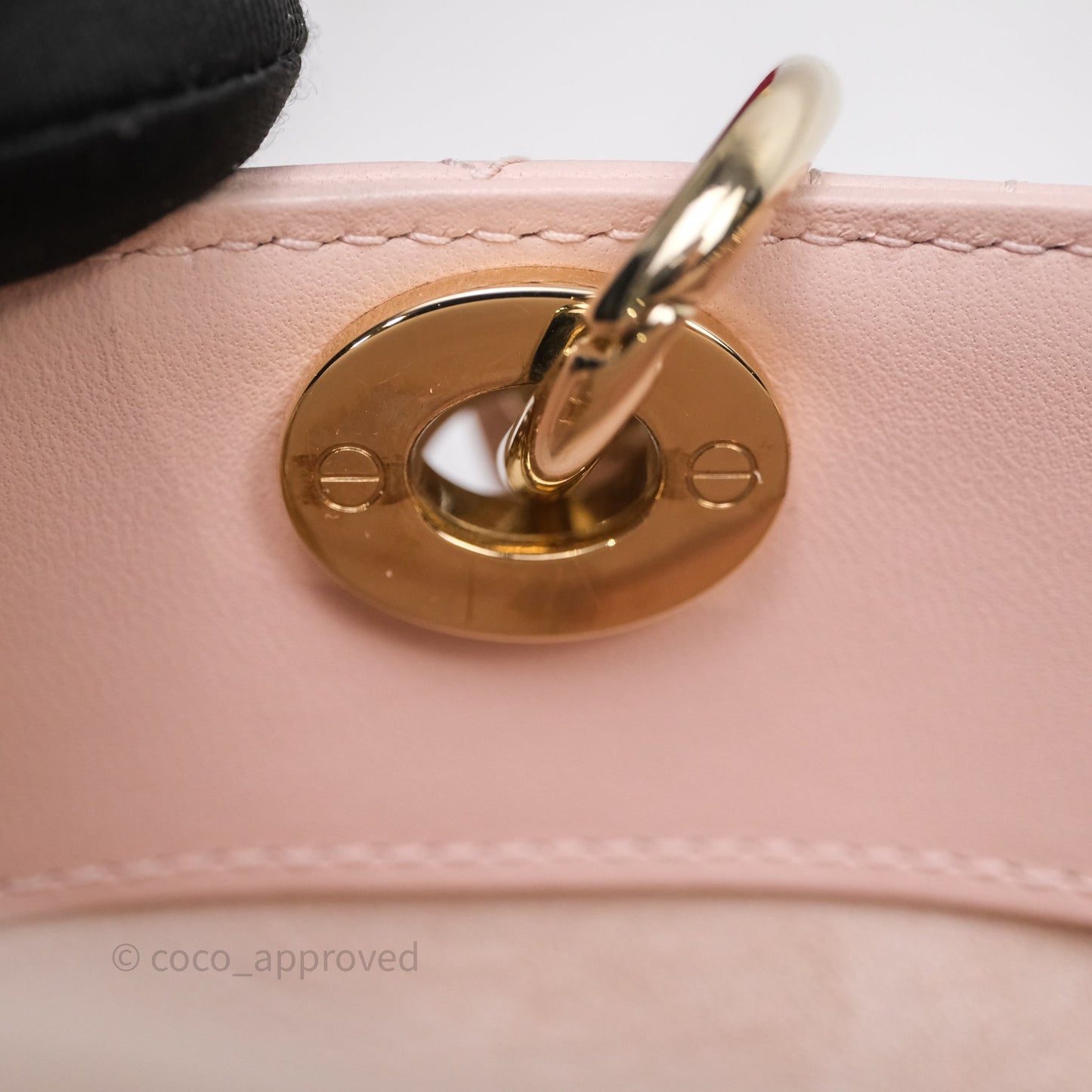 Dior Micro Lady D-Joy Bag Powder Pink Cannage Lambskin