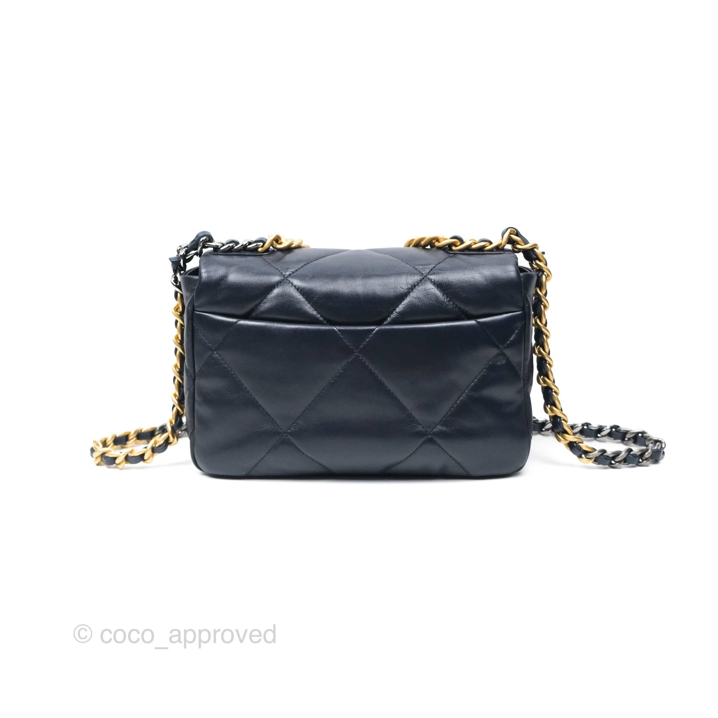 Chanel 19 Small Navy Mixed Hardware