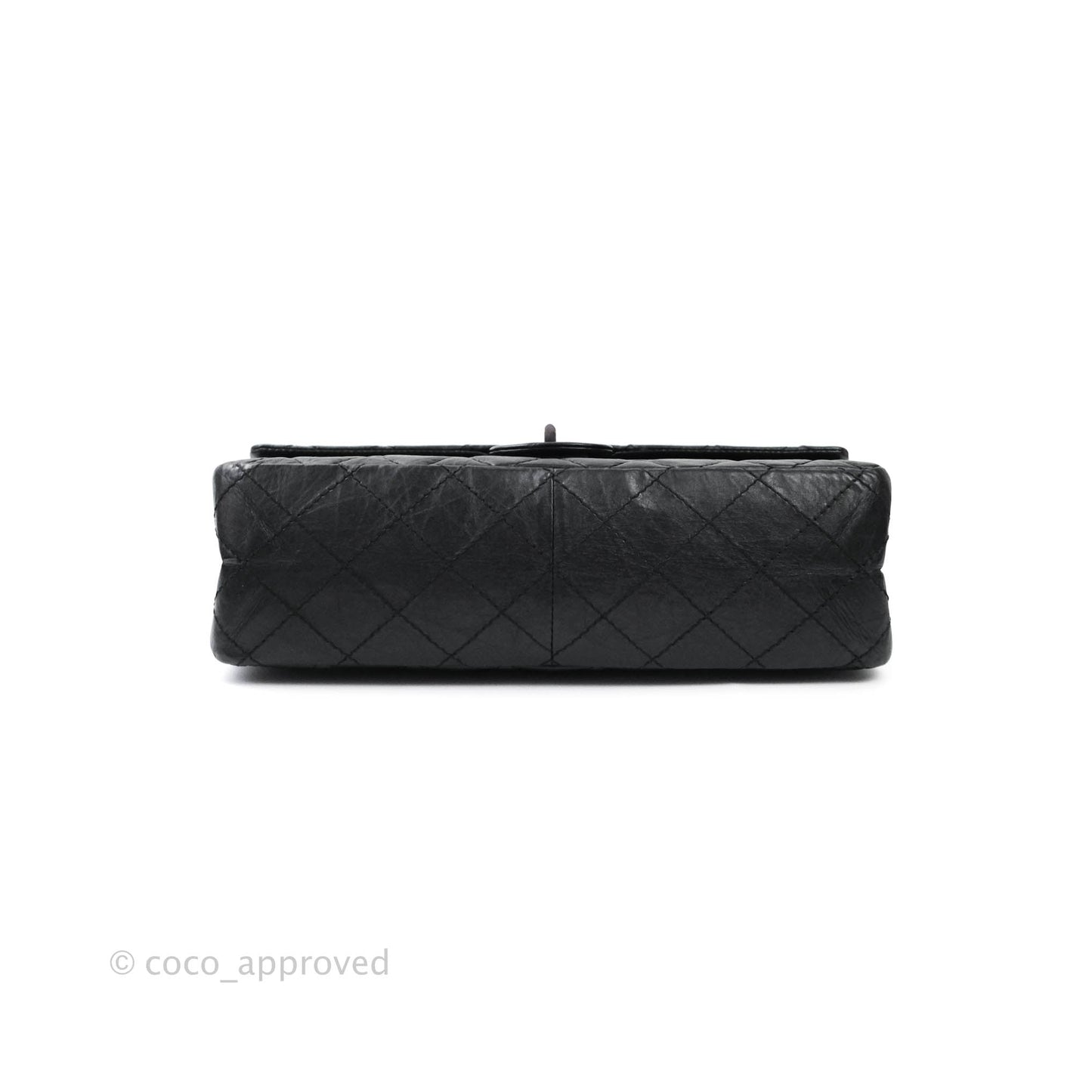 Chanel Reissue Quilted Aged Calfskin Black Ruthenium Hardware 226