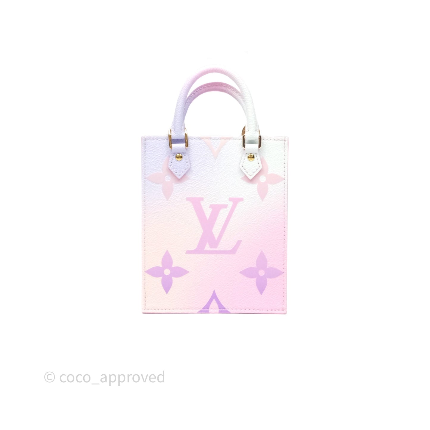 Louis Vuitton Petit Sac Plat Bag Sunrise Pastel