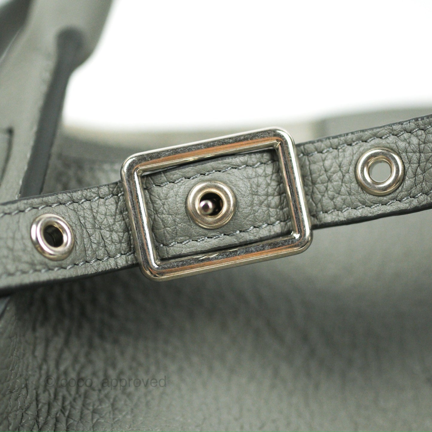 Celine Small Big Bag Grey Supple Grained Leather Silver Hardware